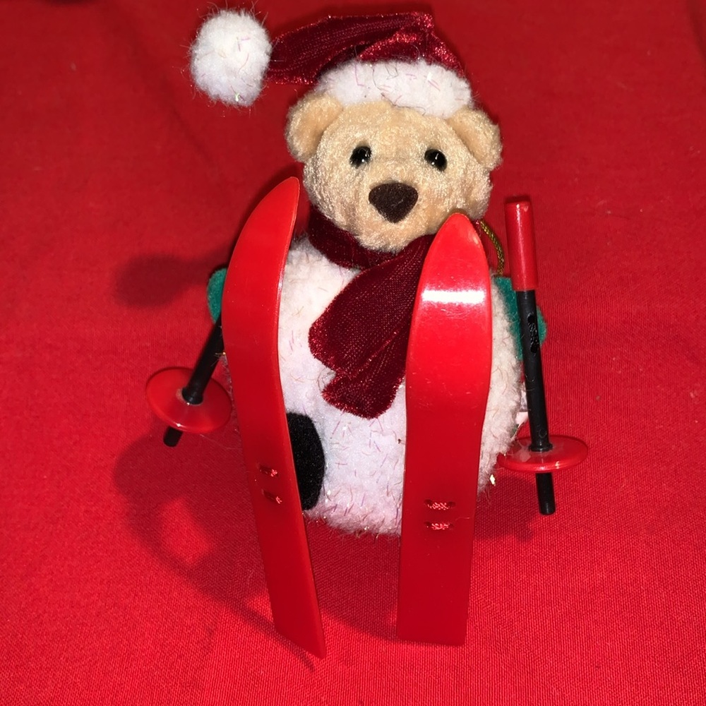 Aurora Ski Bear Ornament